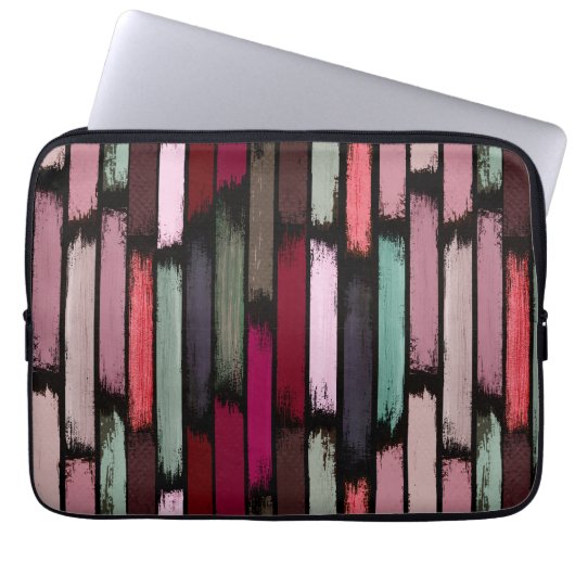 Regen der Farben 3 Laptopschutzhülle (Vorderseite)