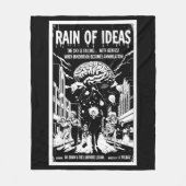 Regen der Ideen Fleecedecke (Vorderseite)