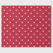 Regen der kleinen Herzen Geschenkpapier (Flach)