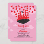 Regen der Liebe Einladung (Vorne/Hinten)