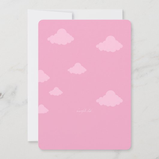 Regen der Liebe Einladung (Rückseite)