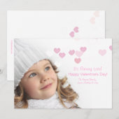 Regen der Liebe Valentinstag-Karte Feiertagskarte (Vorne/Hinten)