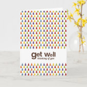 Regen | des Regenbogen-| erhalten das wohle Denken Karte (Gelbe Blume)