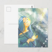 Regen- DNM-Postkarten Postkarte (Vorne/Hinten)