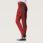 Regen Dotted Red Leggings (Links)