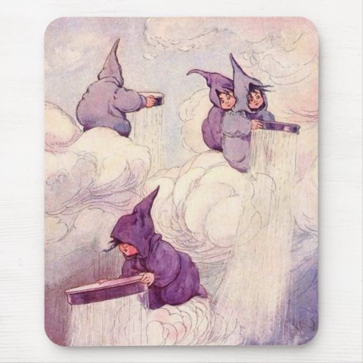 Regen-Feen, die Regen machen Mousepad (Vorne)
