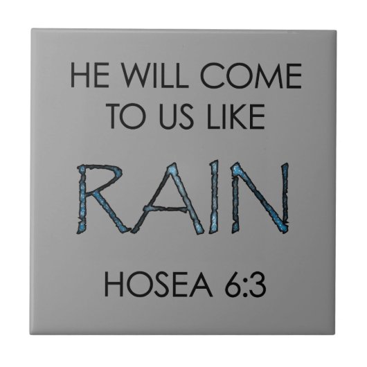 Regen Fliese (Vorderseite)