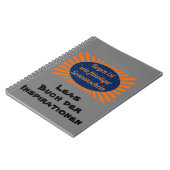 Regen flüssiger Sonnenschein mit Namen Notizblock (Linke Seite)