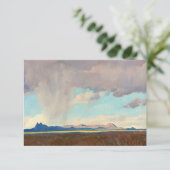 Regen für den Golf von Maynard Dixon Dankeskarte (Stehend Vorderseite)