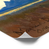 Regen für den Golf von Maynard Dixon Poster (Ecke)