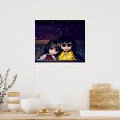 Regen für Tage Poster (Küche)