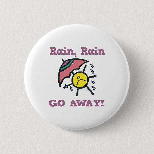 Regen geht weg button (Vorderseite)
