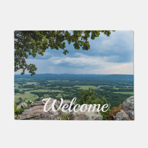 Regen geleitet zu Petit Jean Willkommensheimatte Fußmatte