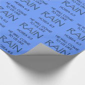 Regen Geschenkpapier (Ecke)