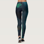 Regen getönt grün leggings (Rückseite)