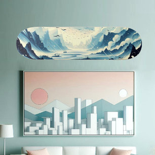 Regen Hagel Zugvögel Schnee Berge Landschaft Skateboard