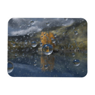 Regen im Glen Flexibler Magnet