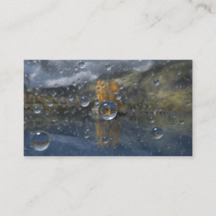 Regen im Glen-Lesezeichen Visitenkarte