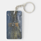 Regen im Glen-Schlüsselanhänger Schlüsselanhänger (Rückseite)