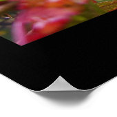 Regen im Herbst Poster (Ecke)