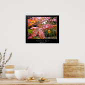 Regen im Herbst Poster (Küche)