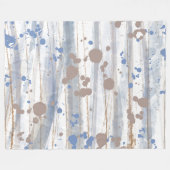 Regen im Wald Fleecedecke (Vorderseite (Horizontal))