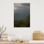 "Regen in den Smoky Mountains" Poster (Küche)