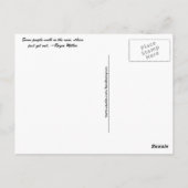 Regen in Florida Postkarte (Rückseite)