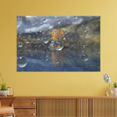 Regen in Glen Canvas Print Leinwanddruck (Insitu (Wohnzimmer))