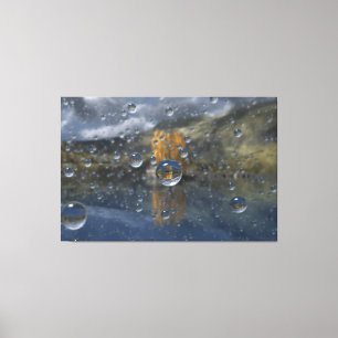 Regen in Glen Canvas Print Leinwanddruck