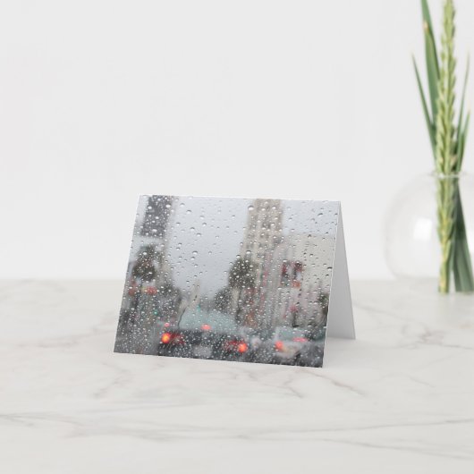 Regen in LA Karte (Vorderseite)