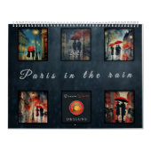 Regen in Paris 2024 - Kalender (Titelbild)
