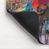 Regen in Paris Fine Art Mousepad (Ecke)