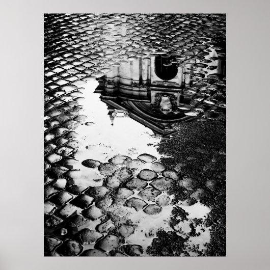 Regen in Rom-Poster Poster (Vorne)