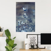 Regen ist der Klang eines Klaviers Poster (Heimbüro)