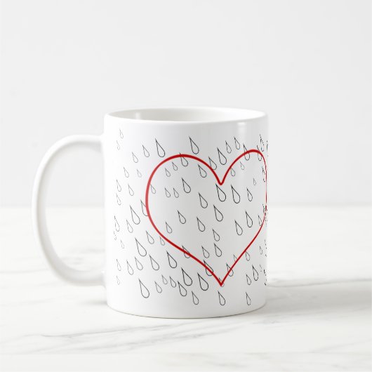 Regen Kaffeetasse (Links)