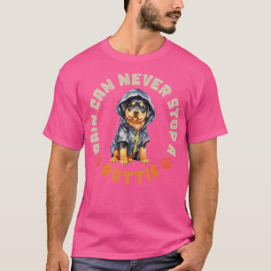 Regen kann einen Niedlichen Rottweiler-Hund nie au T-Shirt