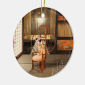 Regen Keramik Ornament (Links)