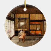 Regen Keramik Ornament (Hinten)