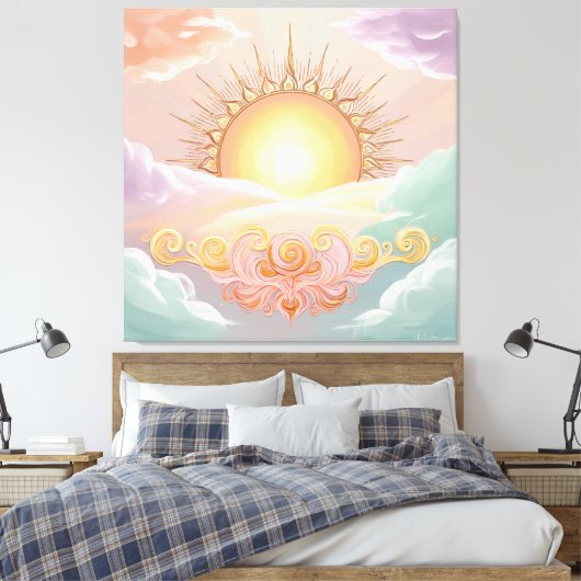 Regen Leinwanddruck (Insitu (Schlafzimmer))