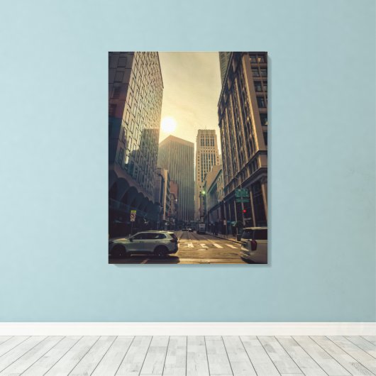 Regen Leinwanddruck (Insitu (Holzboden))