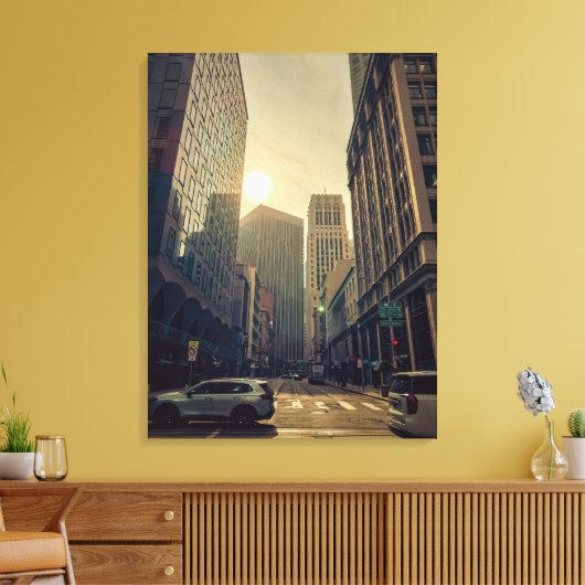 Regen Leinwanddruck (Insitu (Wohnzimmer))