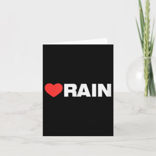 Regen Liebe - Wie Herz Ihr Bestes Favorit_ Regen  Karte