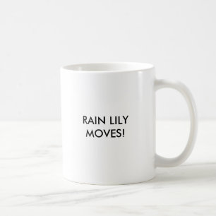REGEN-LILIEN-BEWEGUNGEN! KAFFEETASSE
