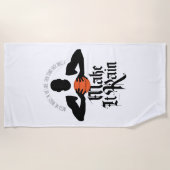 Regen machen (Basketball) Strandtuch (Vorderseite)