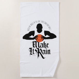 Regen machen (Basketball) Strandtuch