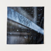 Regen nasse Natur fällt Wandteppich (Vorderseite (Horizontal))