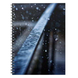 Regen nasse Natur sinkt Notizblock