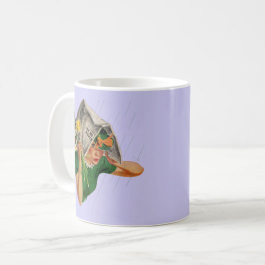 Regen nicht in der Prognose Kaffeetasse (Vorderseite Links)