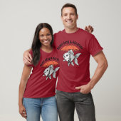 Regen oder Sonnenschein – Fisch mit Regenschirm Lu T-Shirt (Unisex)